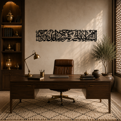 Salam — Calligraphie Murale de la Bénédiction « السلام »