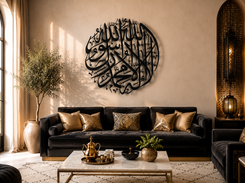 Shahada — Art Mural Circulaire